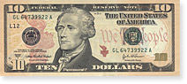  10 Dollar Note